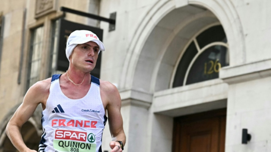  Euro d'athl&eacute;tisme: le bronze au bout de l'effort pour le marcheur Aur&eacute;lien Quinion 