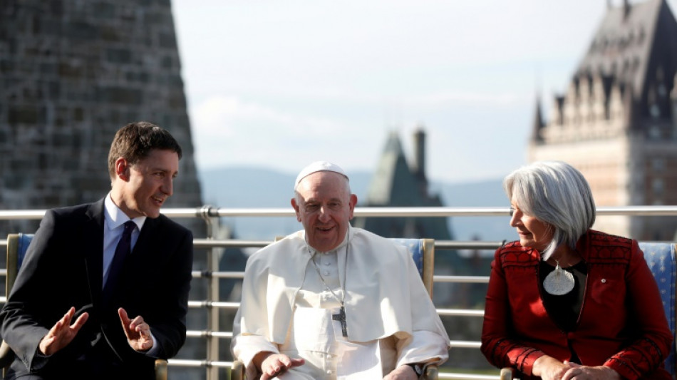 A Qu&eacute;bec, le pape d&eacute;nonce les "colonisations id&eacute;ologiques"