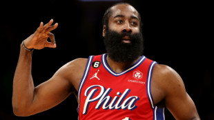 Harden scores 45 as Sixers stun Celtics 