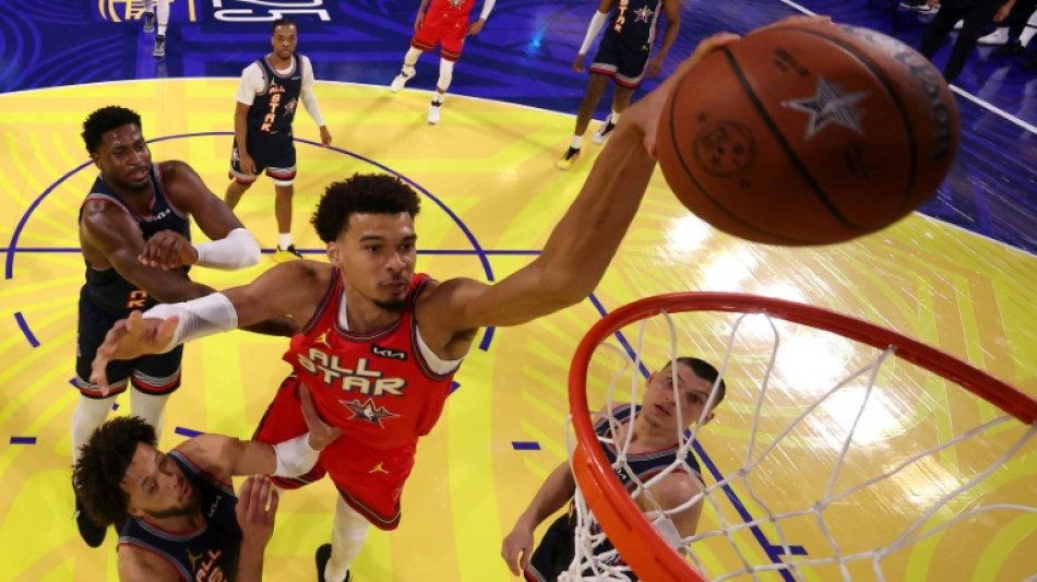 NBA: l'&eacute;quipe des "OGs" remporte le All-Star Game, Wembanyama brille