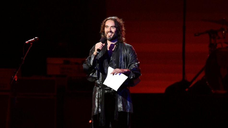 UK comedian Russell Brand charged with rape
