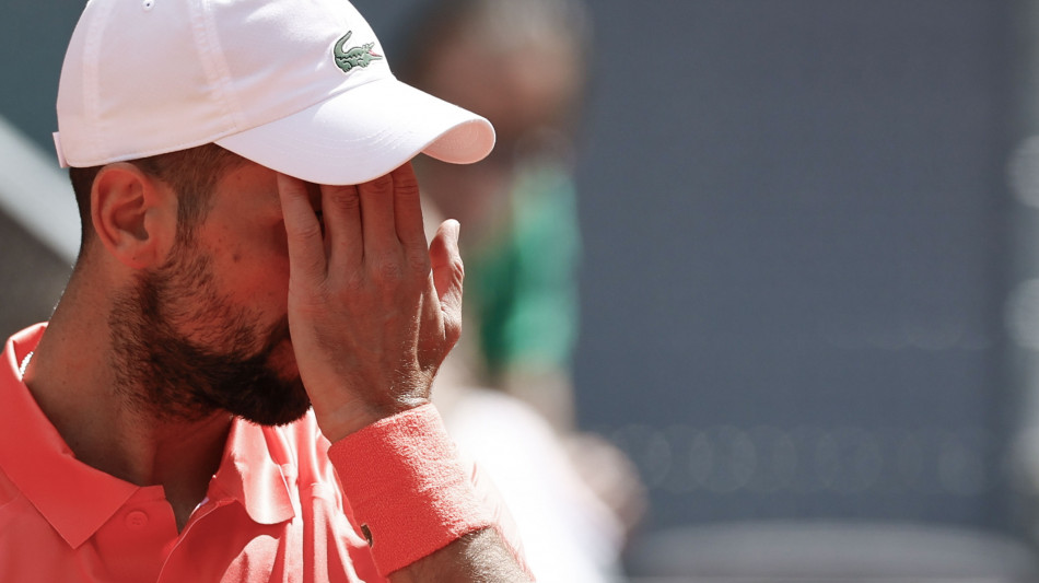 Tennis: Djokovic non ci sar&agrave; agli Internazionali di Roma