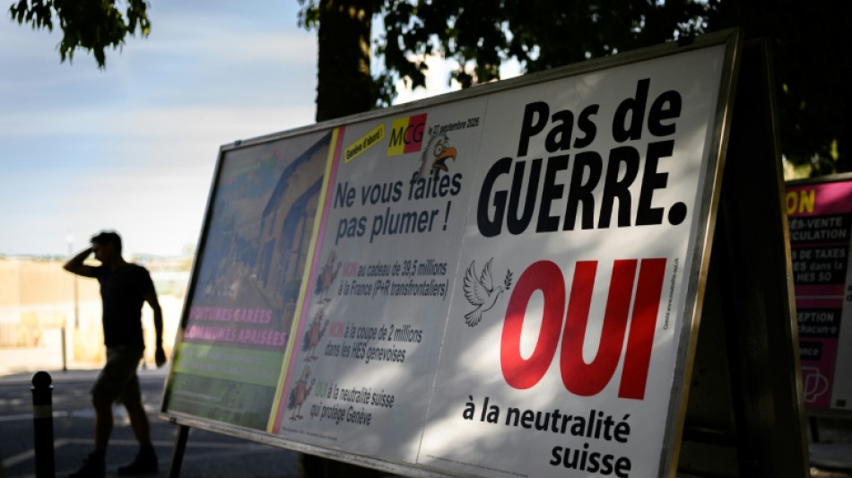  Swiss voters expected to shun stricter neutrality 
