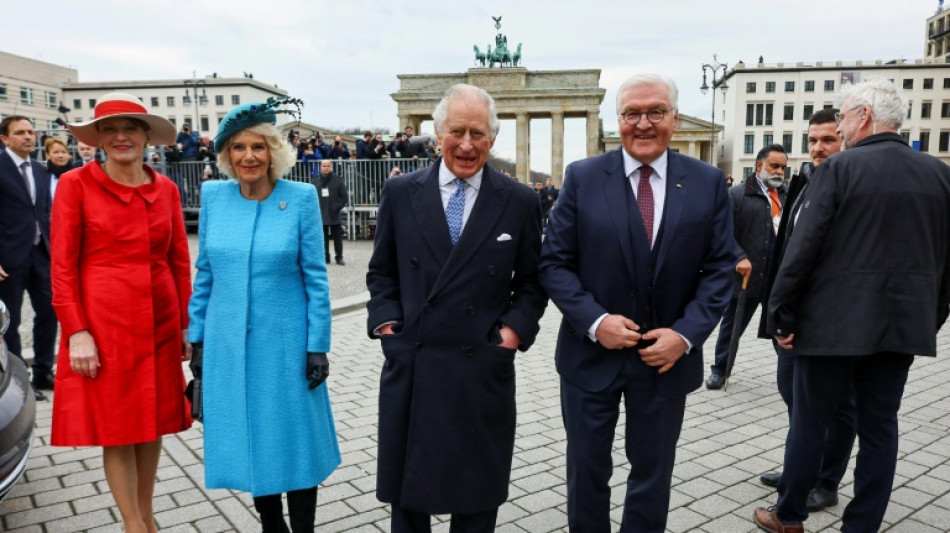 Britischer K&ouml;nig Charles und Ehefrau Camilla beginnen Besuch in Deutschland