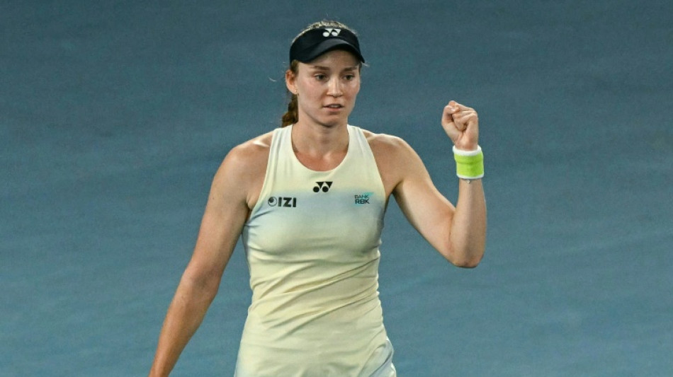  Rybakina battles into Australian Open final against Sabalenka  