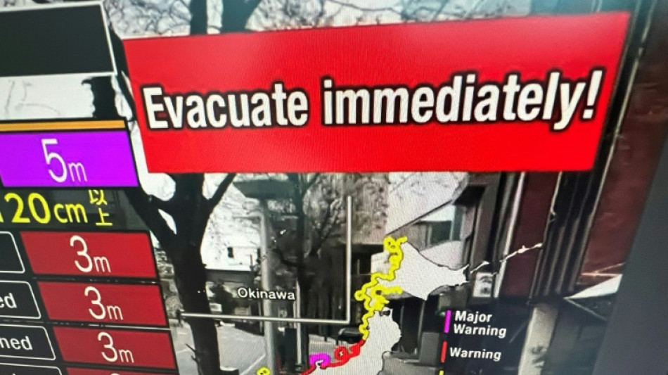 S&eacute;rie de puissants s&eacute;ismes au Japon, suivis d'un tsunami