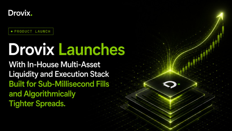  Drovix Launches In-House Multi-Asset Liquidity and Execution Stack for Sub-Millisecond Fills, Tighter Spreads 