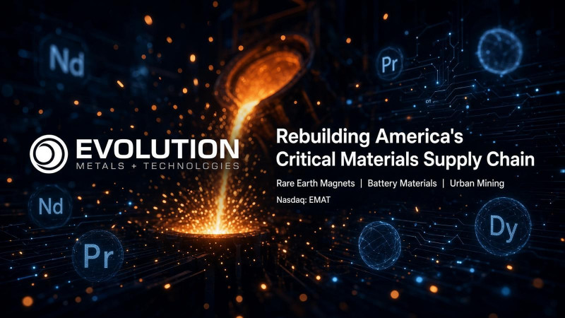  Evolution Metals & Technologies Provides Initial Revenue Guidance of $400-460mm for Fiscal Year 2027 