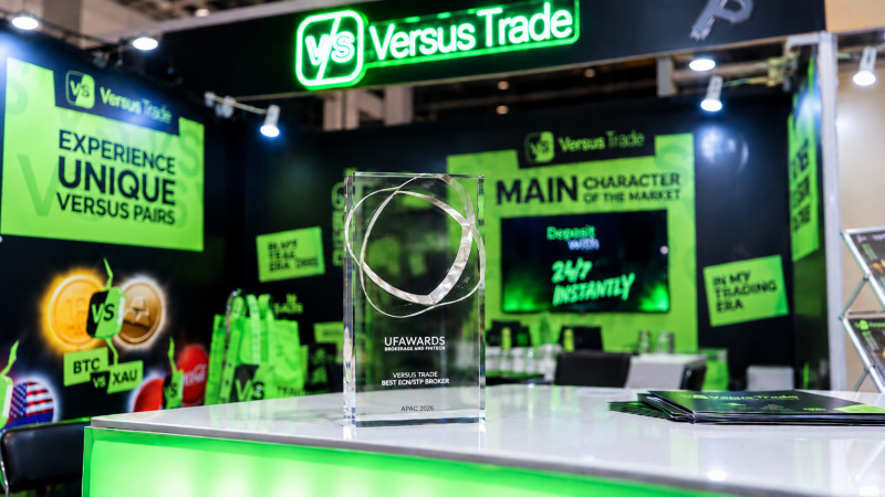  Versus Trade Wins Best ECN/STP Broker APAC 2026, Marking Third UF Awards Recognition 