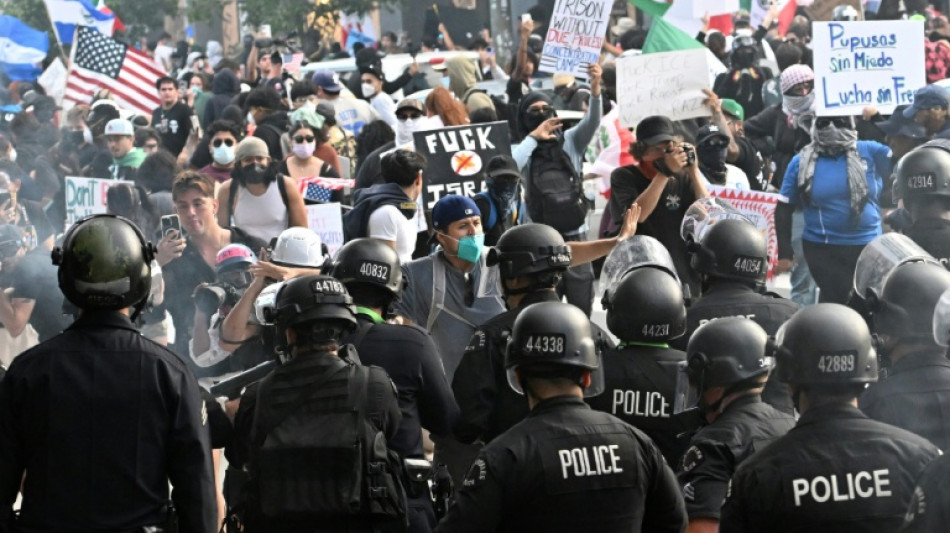 Un fotógrafo de la AFP, herido durante protestas en Los Ángeles