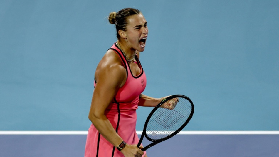  Sabalenka, Sinner keep 'Sunshine Double' in sight with Miami Open wins 