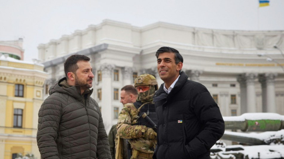 Sunak assure Kiev du soutien britannique