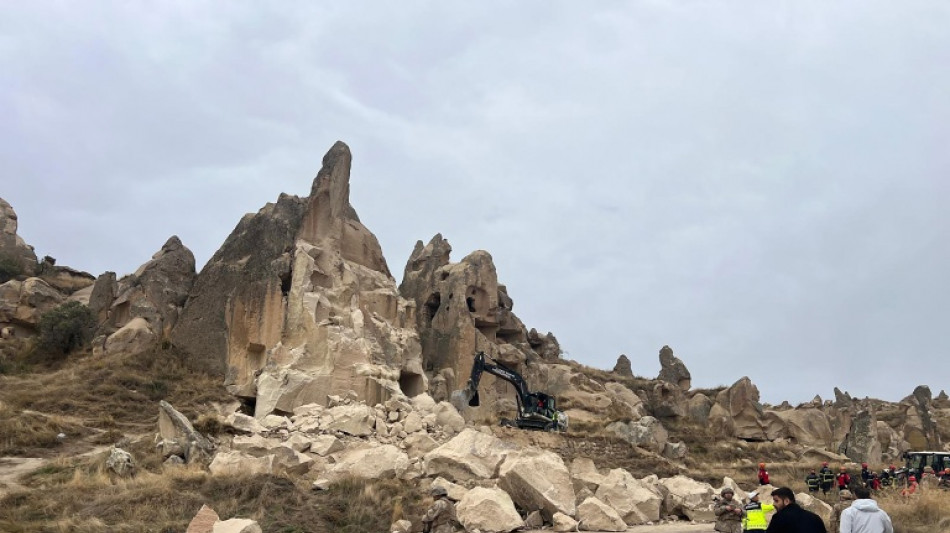  Three dead in rock spire collapse at Turkey's touristic Cappadocia 