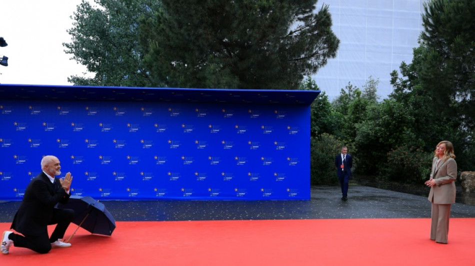 Albania's Rama gives showman's welcome to Europe's leaders
