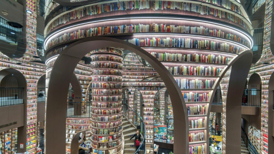 China apuesta por librer&iacute;as espectaculares para atraer selfis y visitantes
