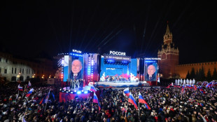 Putin begrüßt "Heimkehr" annektierter ukrainischer Gebiete  
