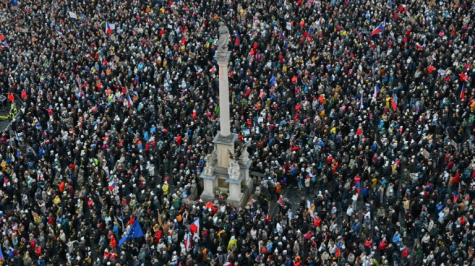 Des milliers de manifestants &agrave; Prague contre la suppression de la redevance audiovisuelle