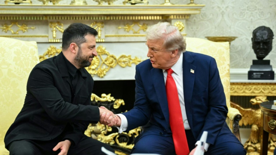 Trump re&ccedil;oit aimablement Zelensky et exprime son optimisme sur la paix en Ukraine