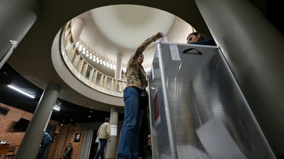  Russians vote as Ukraine war drags on for fifth year 