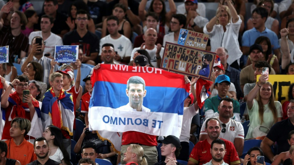 Djokovic given rapturous welcome back to Australian Open
