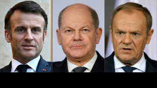 Treffen des Weimarer Dreiecks mit Scholz, Macron und Tusk in Berlin