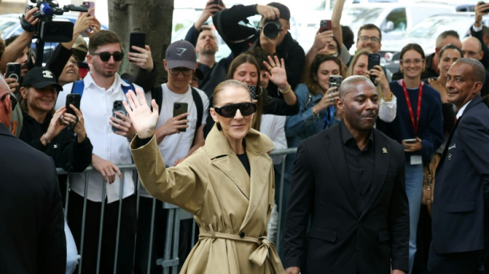  Fans celebrate Celine Dion's Paris return with giant karaoke 