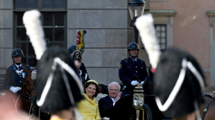 Milhares de suecos assistem ao desfile dos 50 anos de reinado de Carl Gustaf