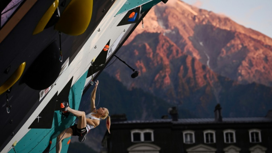 Escalade: une Coupe de monde de folie au pied du Mont-Blanc