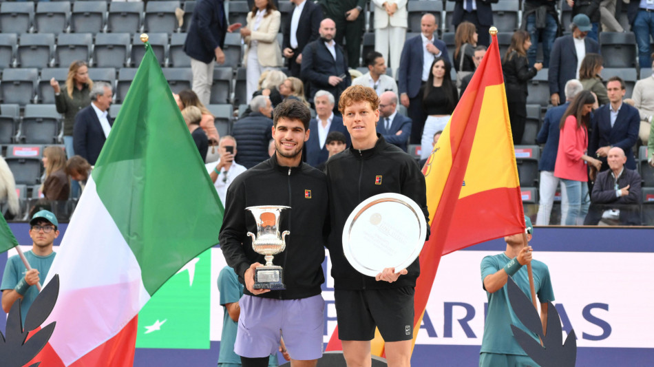 Tennis: Sinner sempre n.1, Alcaraz torna secondo in classifica