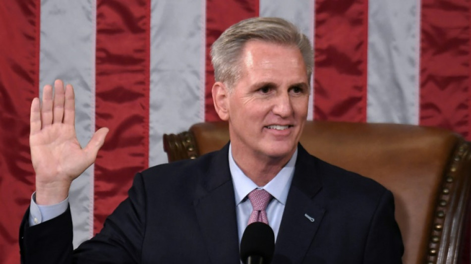 Au Congr&egrave;s am&eacute;ricain, premier test pour le "speaker" McCarthy 