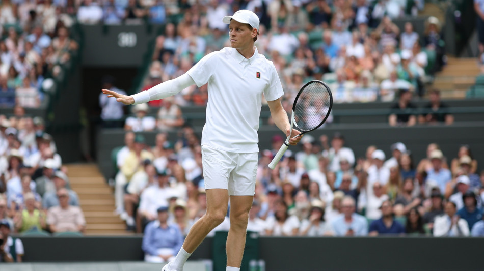 Wimbledon: Shelton ko, Sinner vola in semifinale