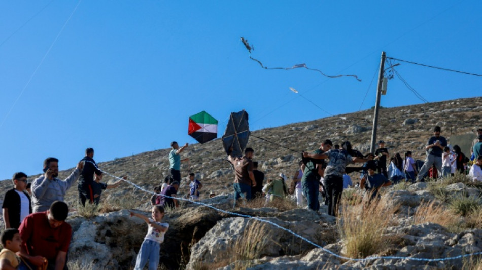  'Our land, our sky:' West Bank Palestinians fly kites in defiance of Israeli settlers 