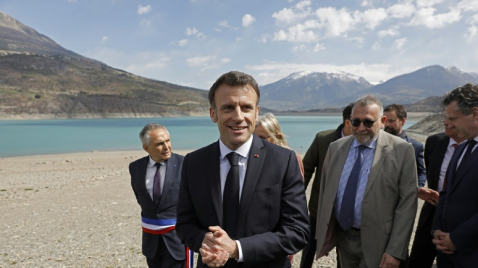 Macron ruft angesichts des Klimawandels landesweit zum Wassersparen auf 
