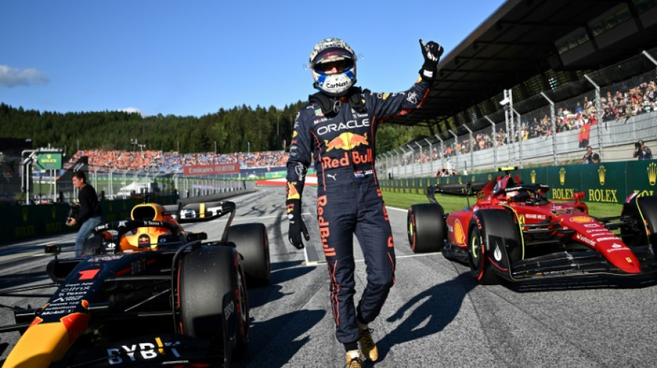 Verstappen on Austrian sprint pole, misery for Mercedes