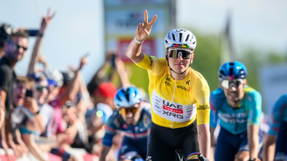  Pogacar increases hold on Romandie lead with sprint win 