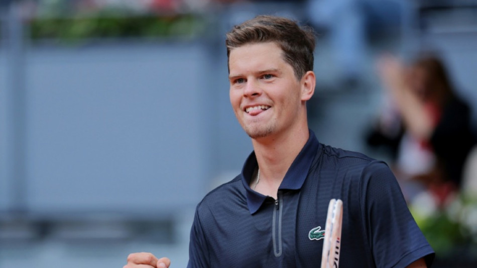  Ruud's Madrid title defence ended by Belgian Blockx 