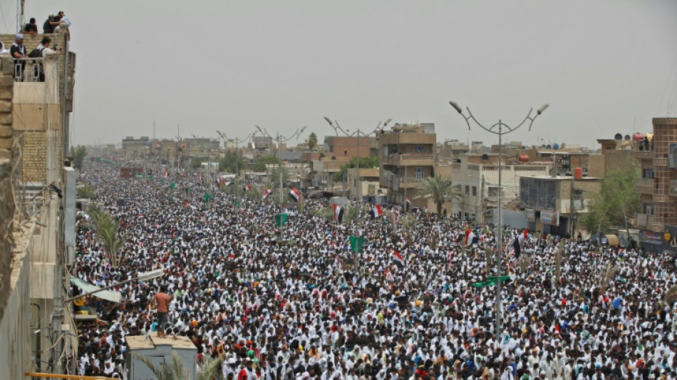 A Bagdad, le leader chiite Sadr mobilise des centaines de milliers de fidèles
