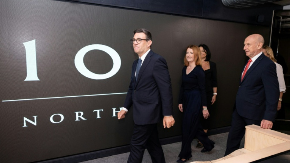  Britischer Premier Burnham er&ouml;ffnet "Downing Street des Nordens" in Manchester 