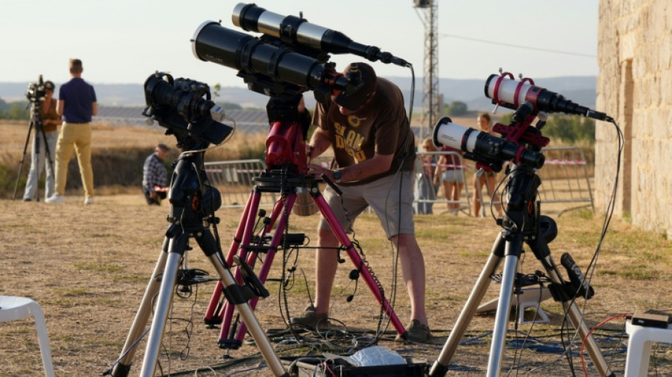  Skywatchers gather in Europe to see total solar eclipse 
