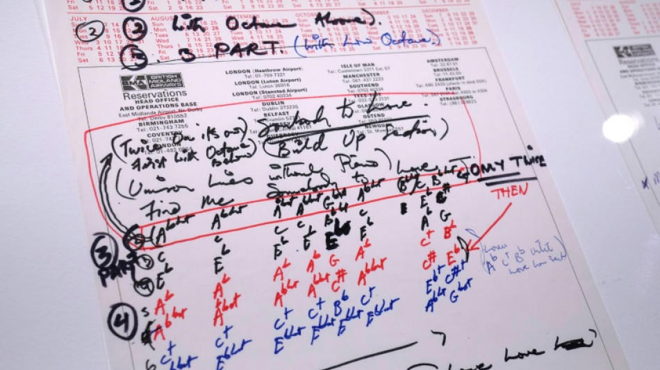New York expose des manuscrits de Freddie Mercury avant une vente aux ench&egrave;res &agrave; Londres