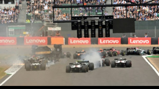 F1: le GP de Grande-Bretagne interrompu d&egrave;s le d&eacute;part apr&egrave;s un accident 