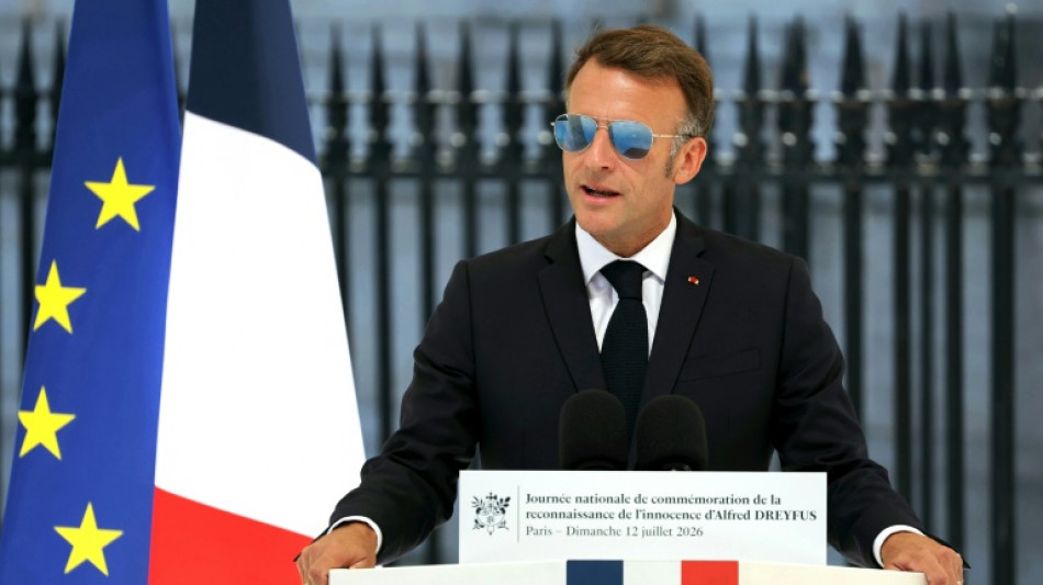  Macron appelle &agrave; la vigilance "de tous les instants" face au "retour de l'odieux antis&eacute;mitisme" 