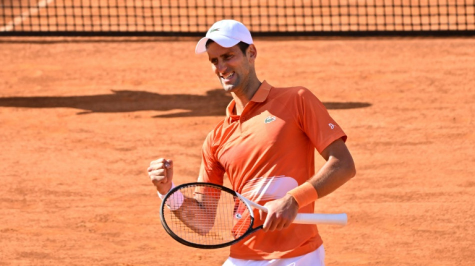 Tennis: Djokovic débute à Rome en mode 