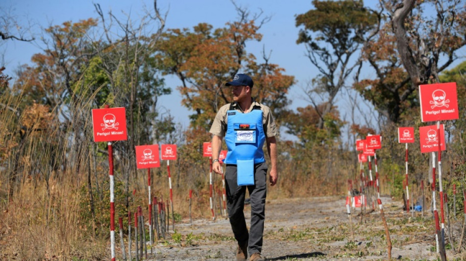 Wie seine Mutter Diana: Prinz Harry besucht Landminen-Räumprojekt in Angola