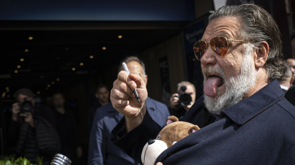  Russell Crowe 'scatena l'inferno' al Taormina Film Fest 