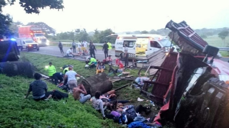 At least 10 migrants killed in Mexico truck accident