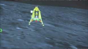 Indische Sonde Chandrayaan-3 erfolgreich auf dem Mond gelandet