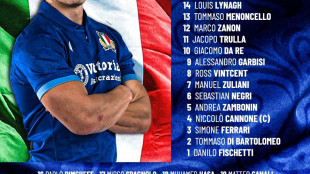 Rugby: domani Sudafrica-Italia; Cannone 'ripartire dalla difesa'