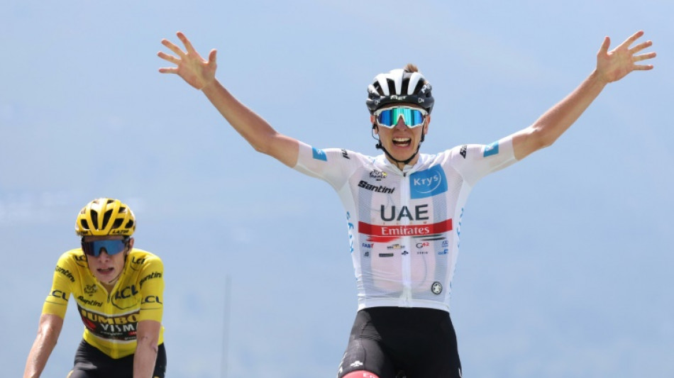Tour de France: l'&eacute;tape pour Pogacar, le maillot jaune pour Vingegaard