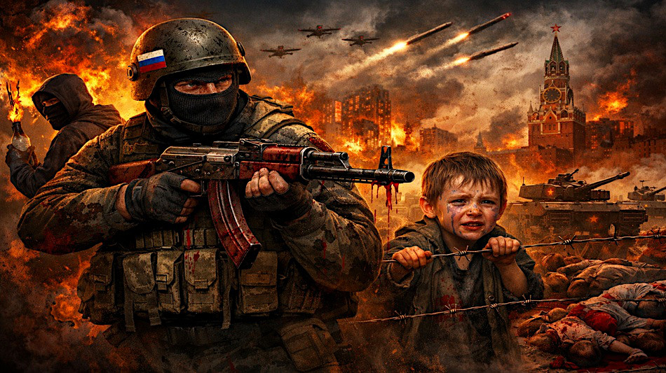  Russia a terrorist state threatening world peace! 